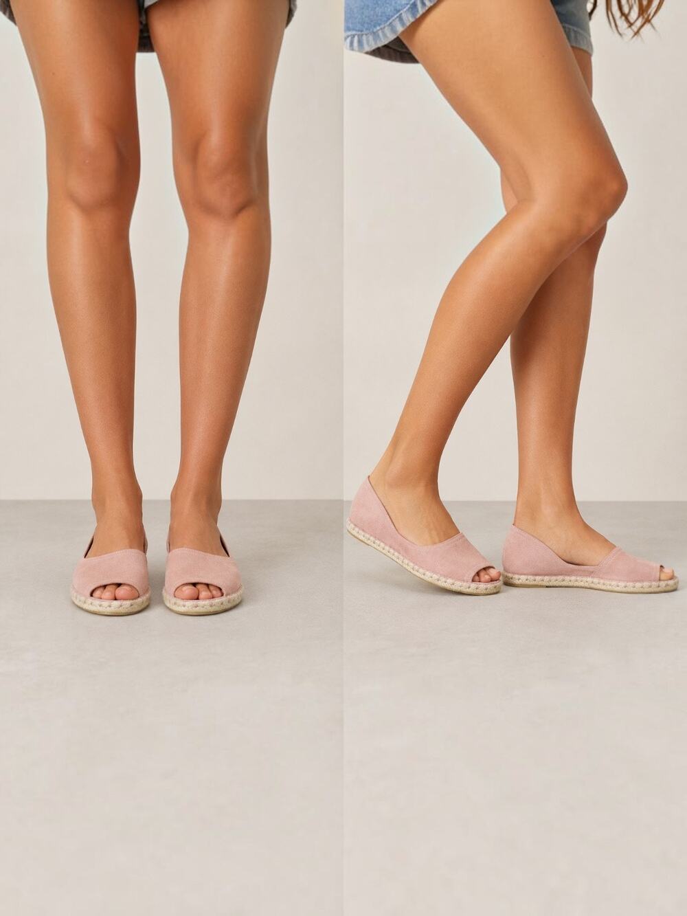 NWT Miz Mooz Cruze Pink Suede Espadrille Flats EU 39 US 8.5-9 Made in Spain